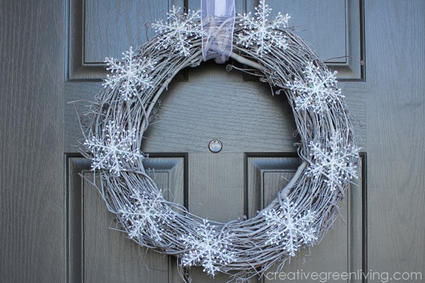 snowy white wreath