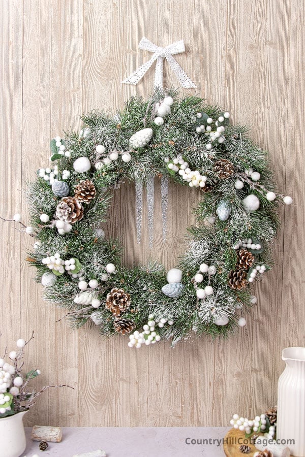 non Christmas winter wreath