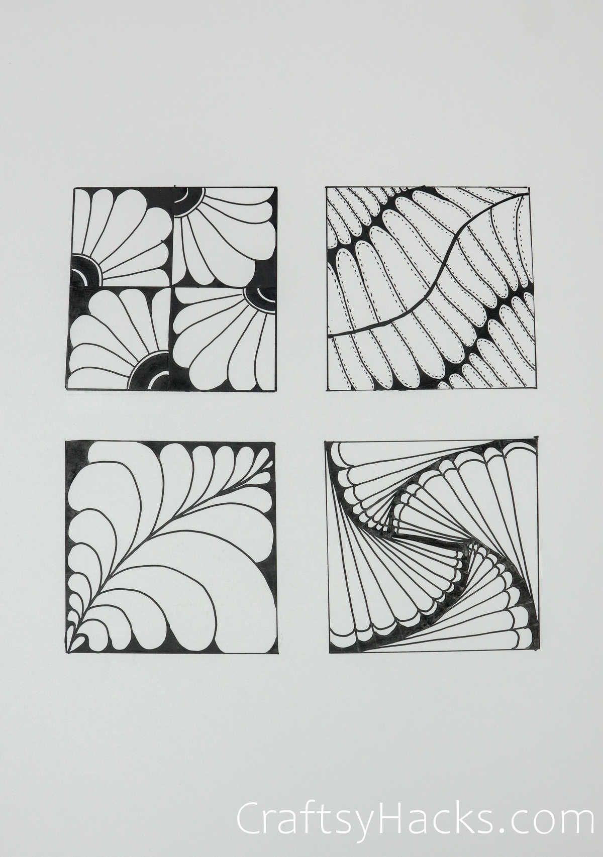 4 square patterns