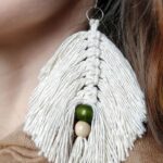 diy leaf earrings